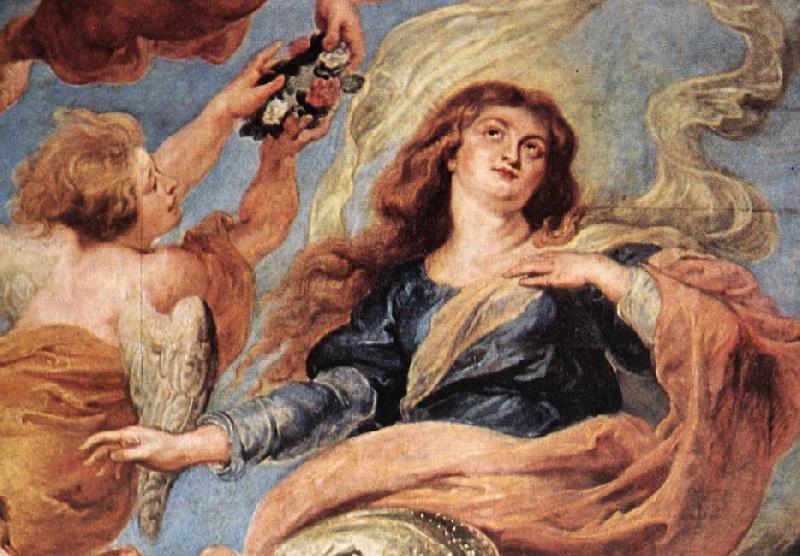 RUBENS, Pieter Pauwel Assumption of the Virgin (detail)